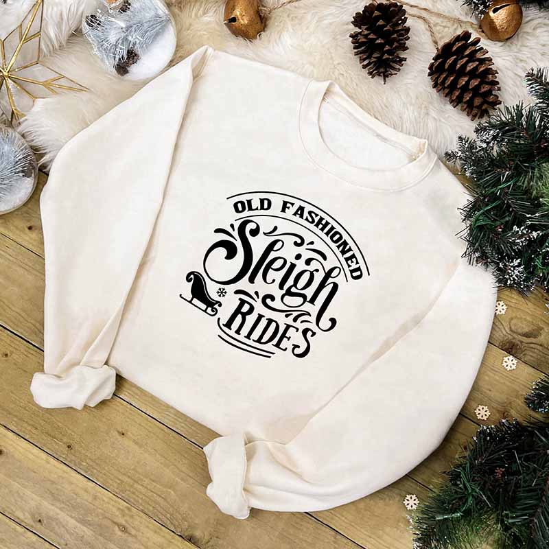 Family Christmas Jumper - Old Fashioned Sleigh Rides