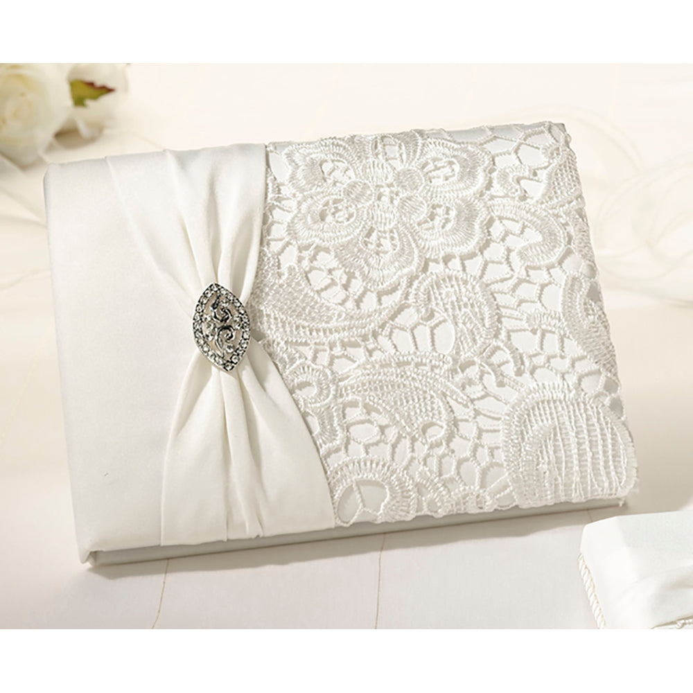 Vintage Lace Guest Book