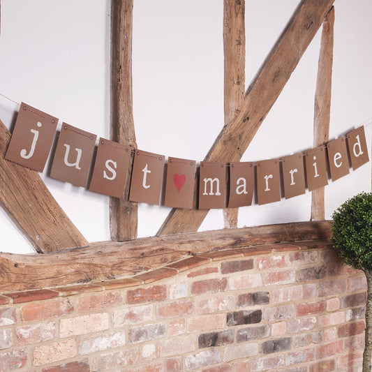 Just Married Bunting