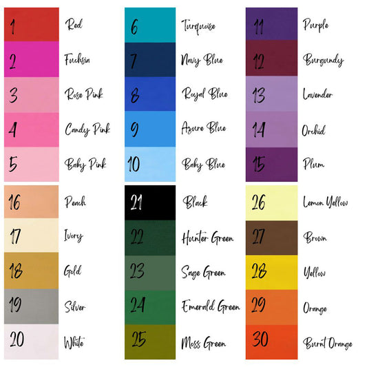 Wedding Car Ribbon Colours from All Tied Up.