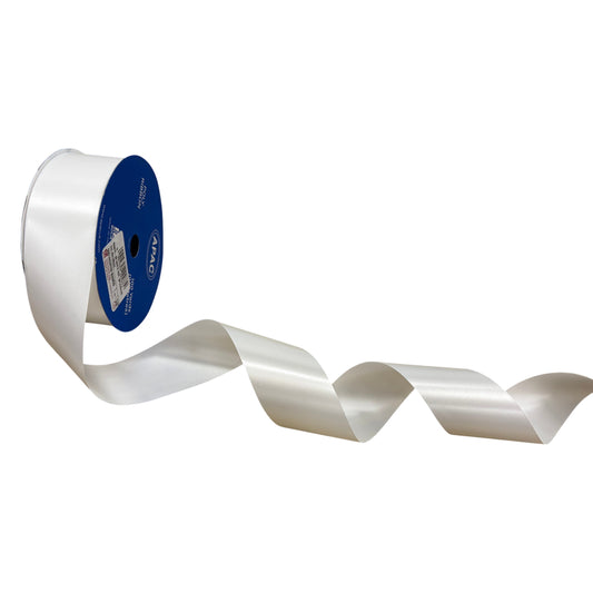 White Plain Wedding Car Ribbon
