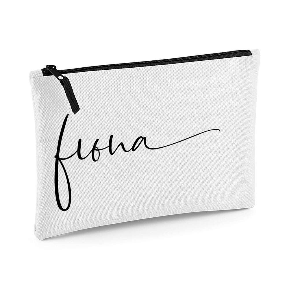 Personalised Make Up Bag - Script Name