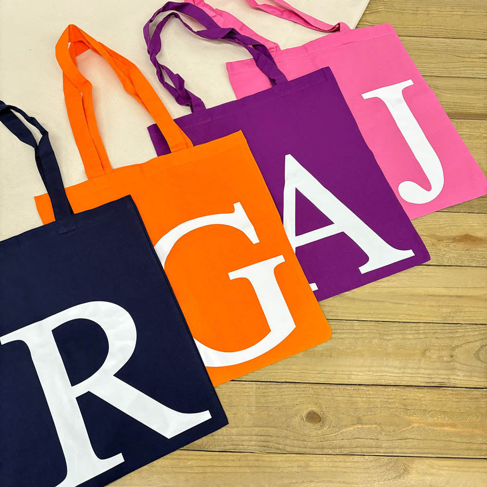 Personalised Alphabet Tote Bag