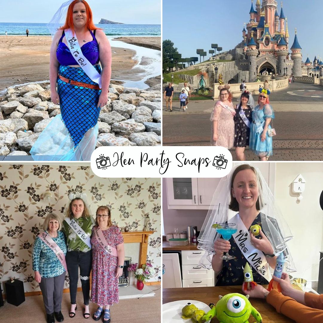 Personalised Hen Party Sash - Disney