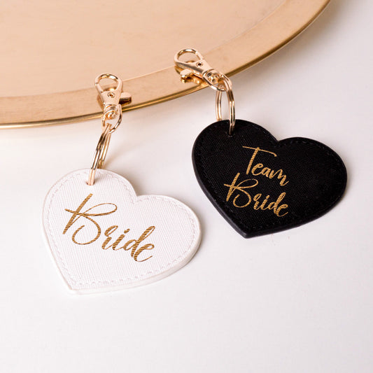 Personalised Hen Party Keyring – Heart