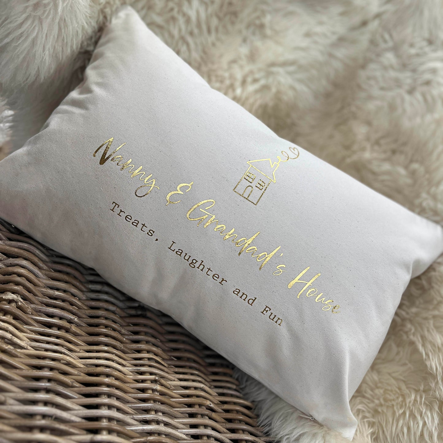 Personalised Cushion - Family House