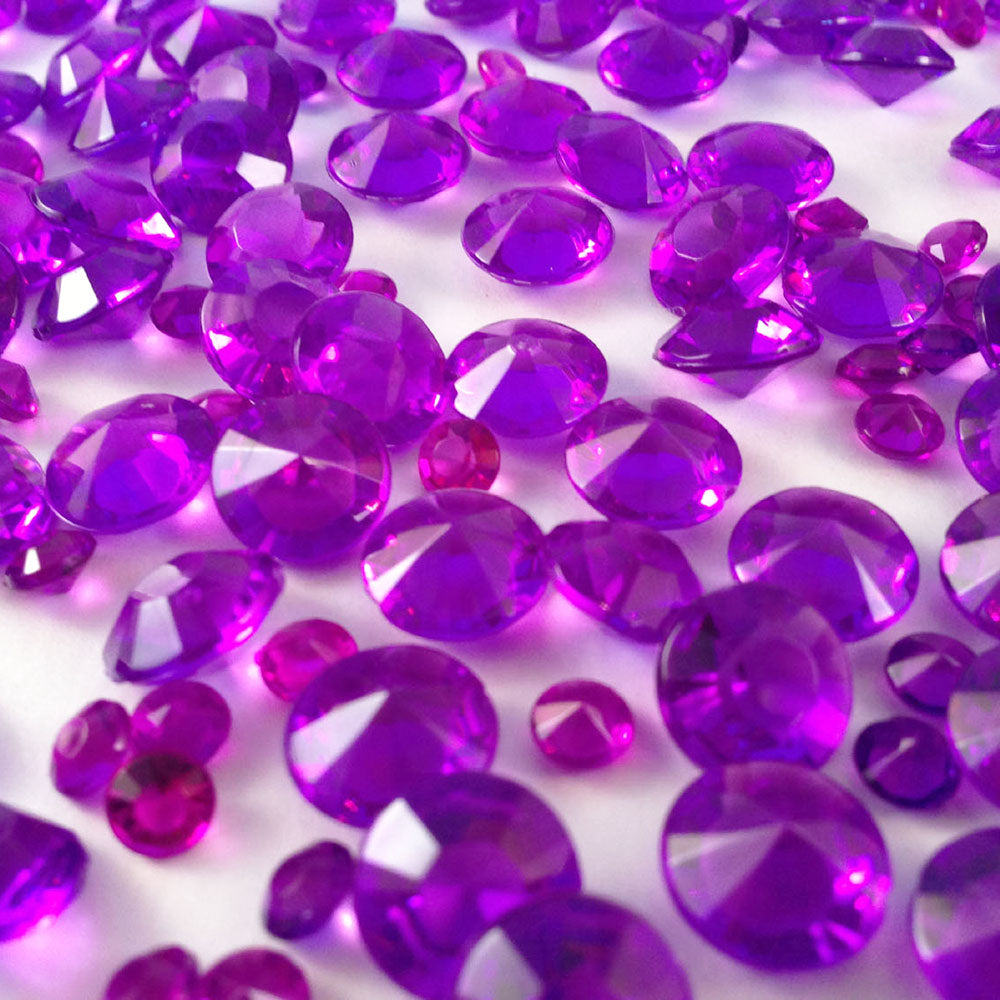 Purple Table Crystals