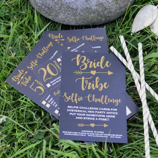 Bride Tribe Selfie Challenge Cards