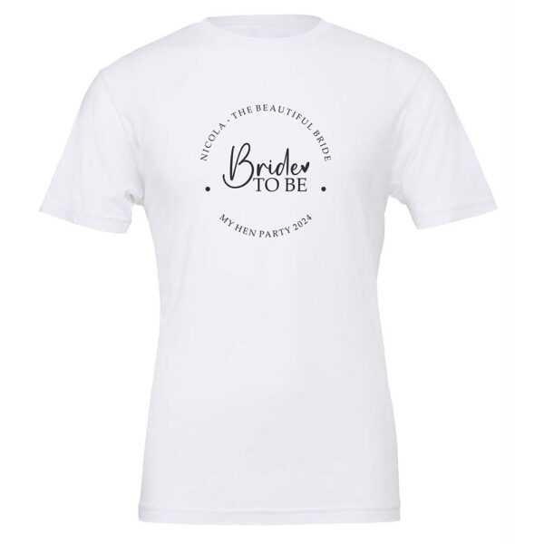 Personalised Team Bride T-Shirts