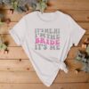 Taylor Swift Bride T-Shirt - It's Me, Hi, I'm The Bride, It's Me - White & Grey Pink