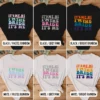 Taylor Swift Bride T-Shirt - It's Me, Hi, I'm The Bride, It's Me - Colour Swatches