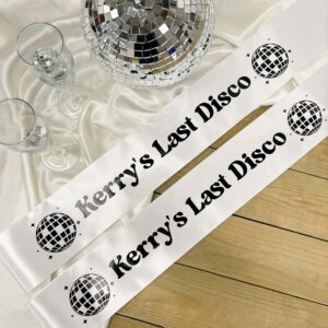 Last Disco Hen Party Sash Group