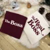 Couples Sweatshirt Set - The Boss and The Real Boss Unisex Pullover Jumpers